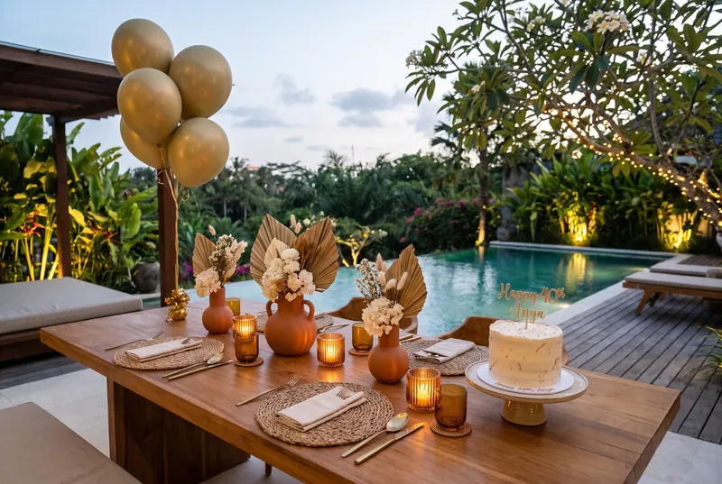 Birthday party in Bali