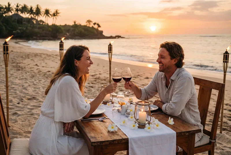 Romantic dinner in Bali — Bali Party Maker
