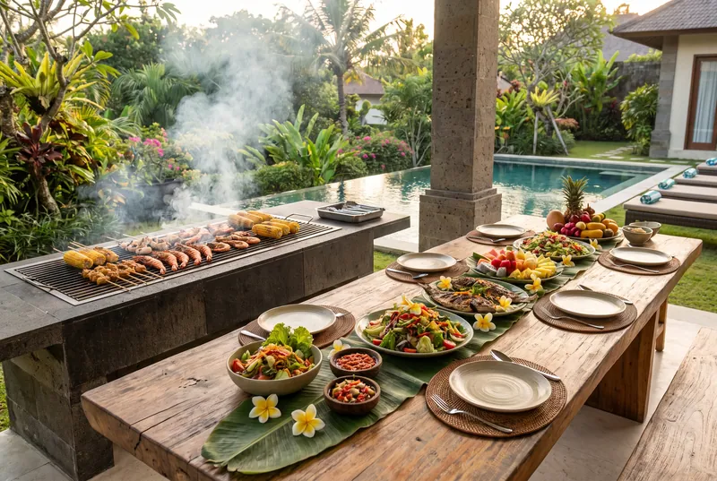 BBQ party in Bali