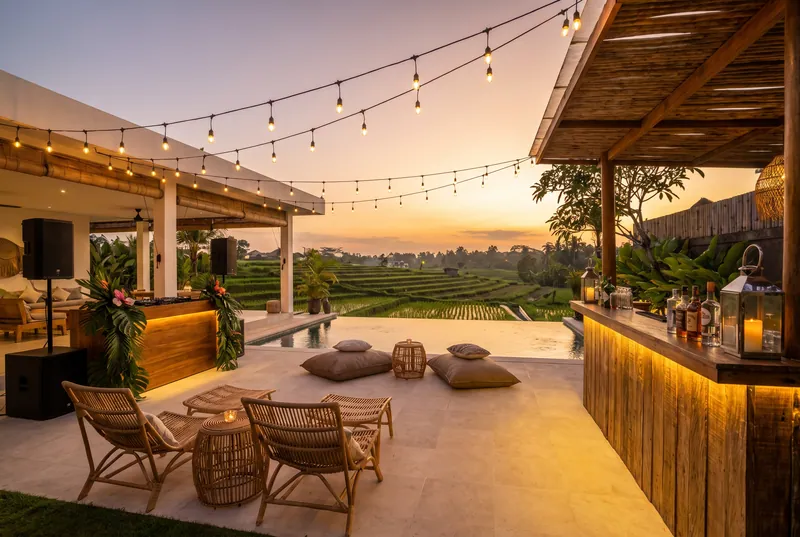 Villa party in Bali
